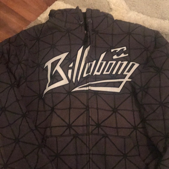 billabong fleece lined hoodie